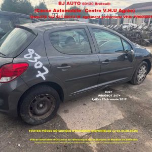 Véhicule mis en destruction pour pièces détachées 8307