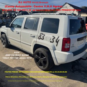 Véhicule mis en destruction pour pièces détachées 8334