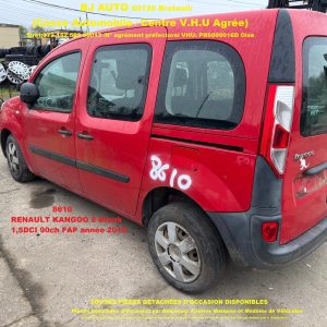 Véhicule mis en destruction pour pièces détachées 8610